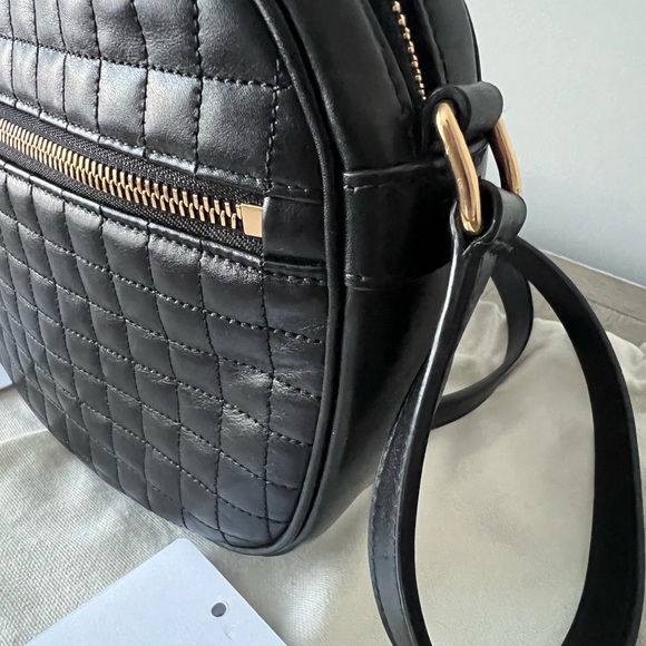 SOLD Celine Black Quilted Leather Shoulder/Crossbody Bag - Picture 4 of 13
